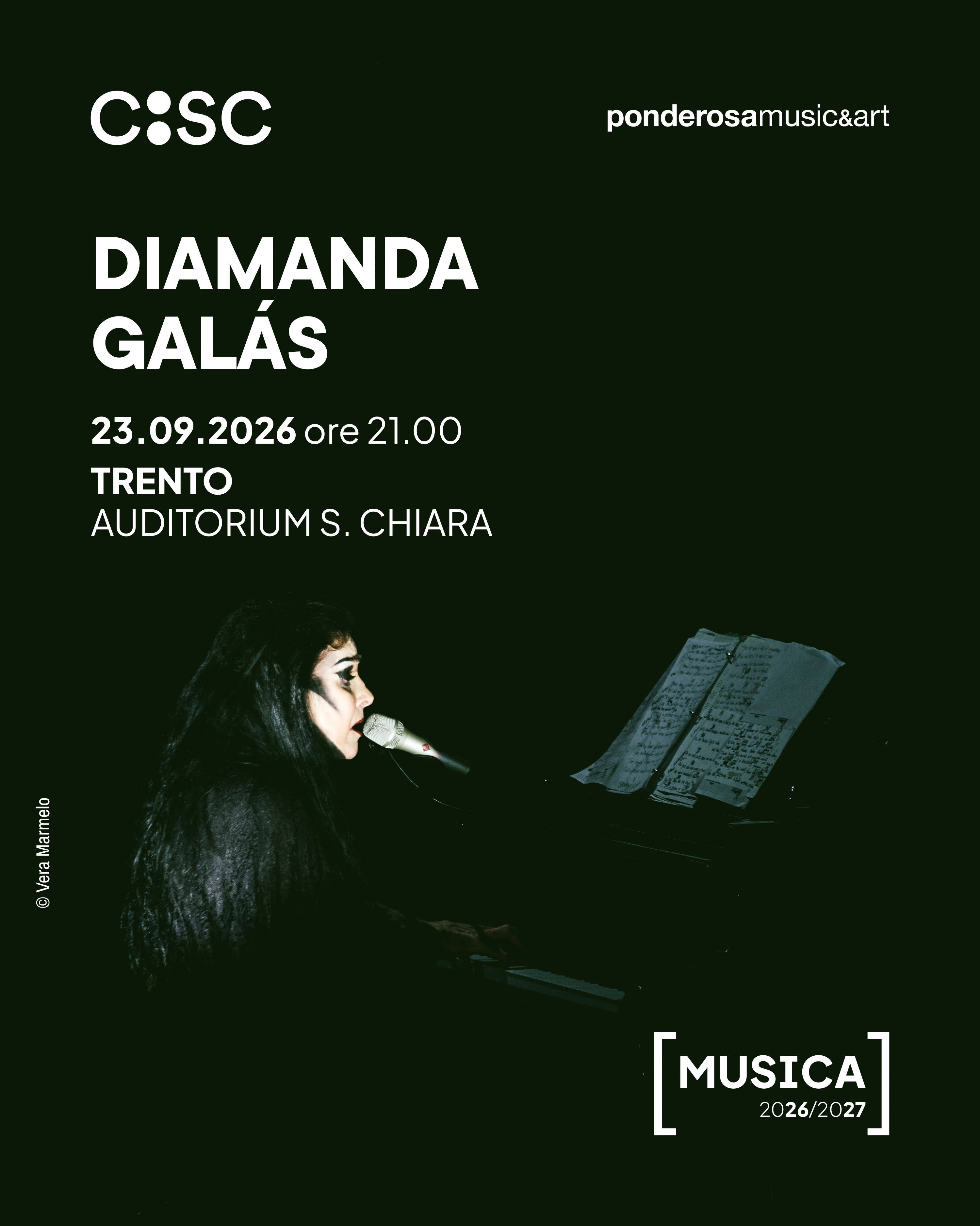 Diamanda Galás 23 September, 2026 | Trento, Italy