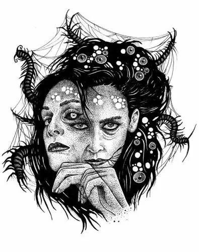 Portrait of Diamanda by Hazem Al Malla