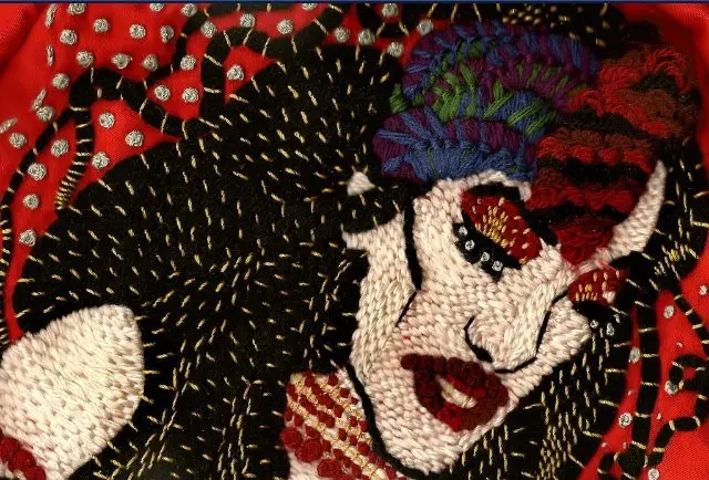 Embroidery by Alan Ishii