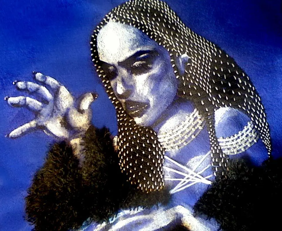Serpenta Embroidery II, by Alan Ishii